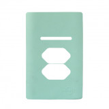 Placa p/ 1 Interruptor + Tomada Dupla 4x2 - Novara Glass Siciliano